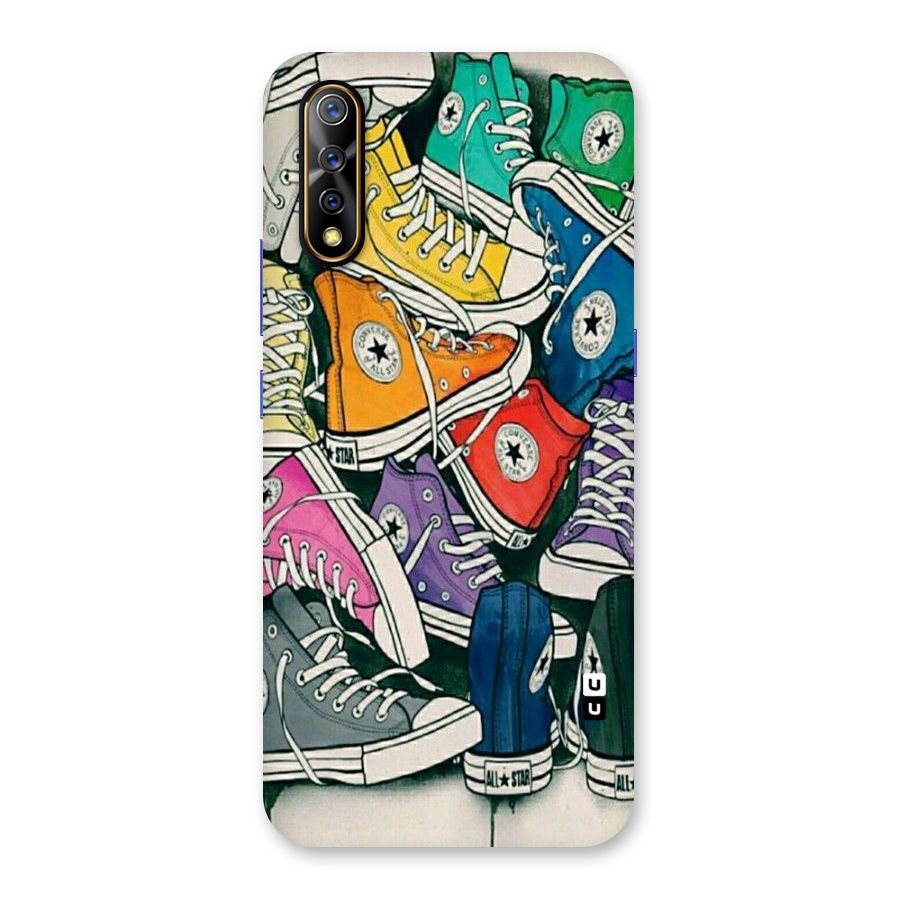 Colorful Shoes Back Case for Vivo S1