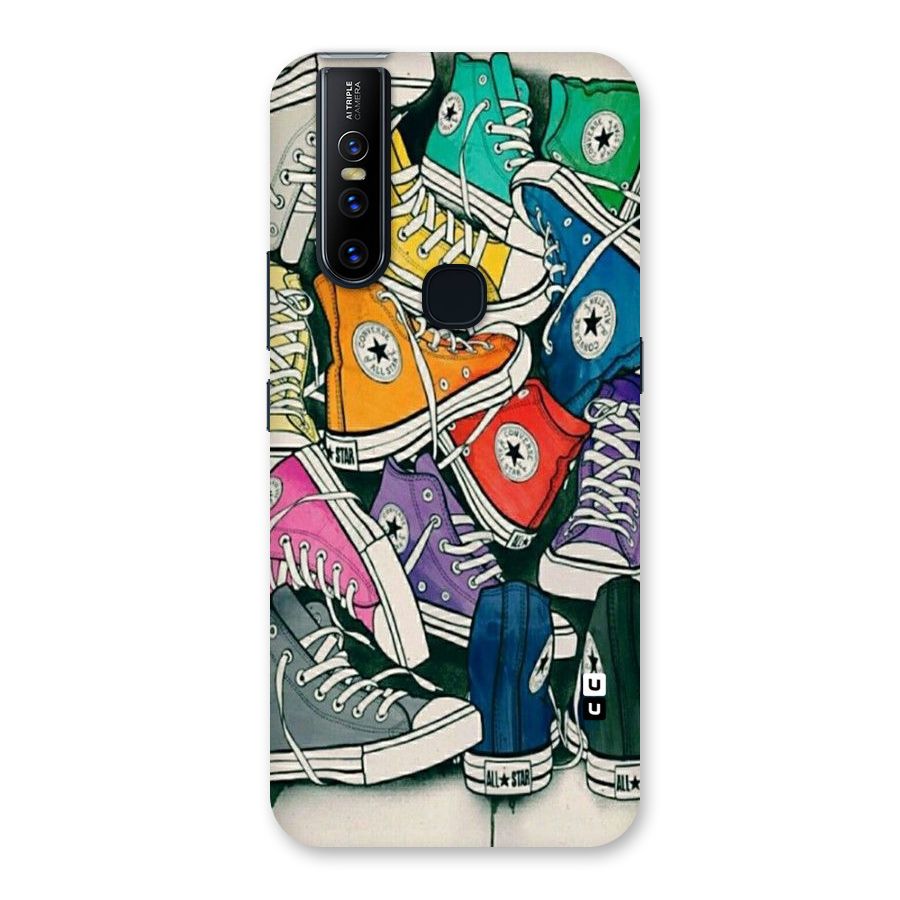 Colorful Shoes Back Case for Vivo V15