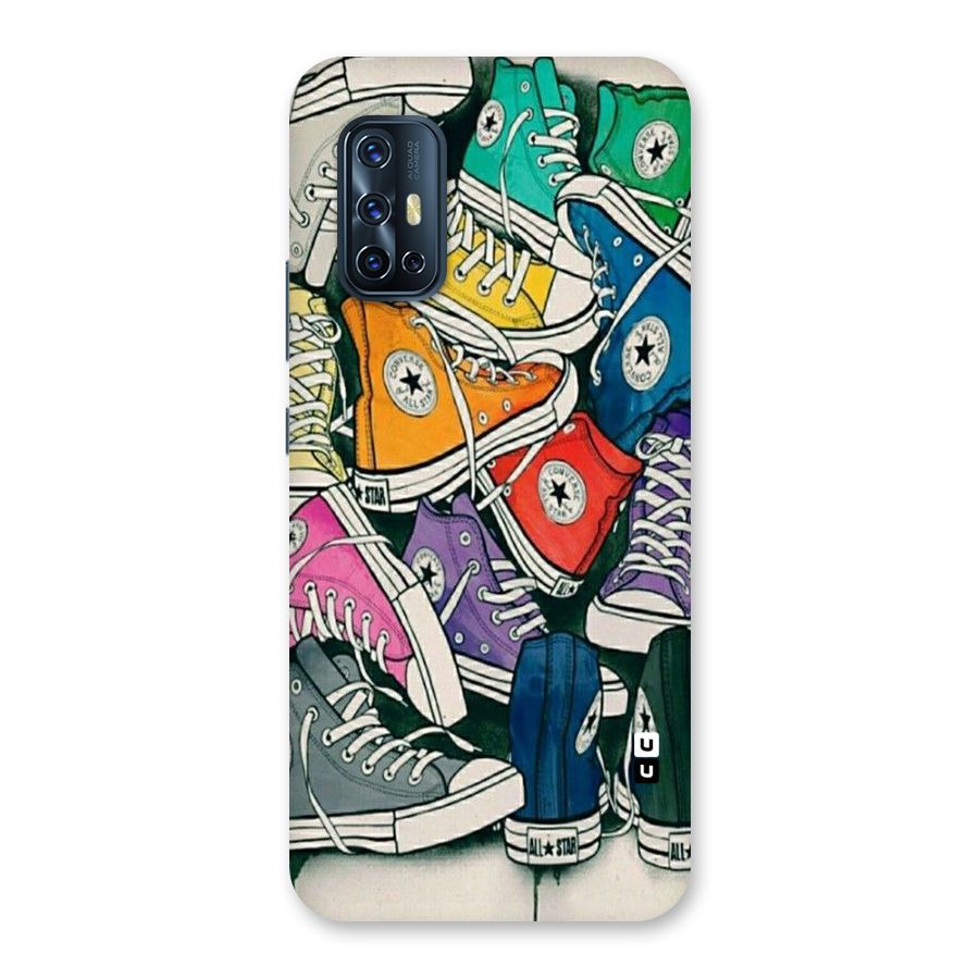 Colorful Shoes Back Case for Vivo V17