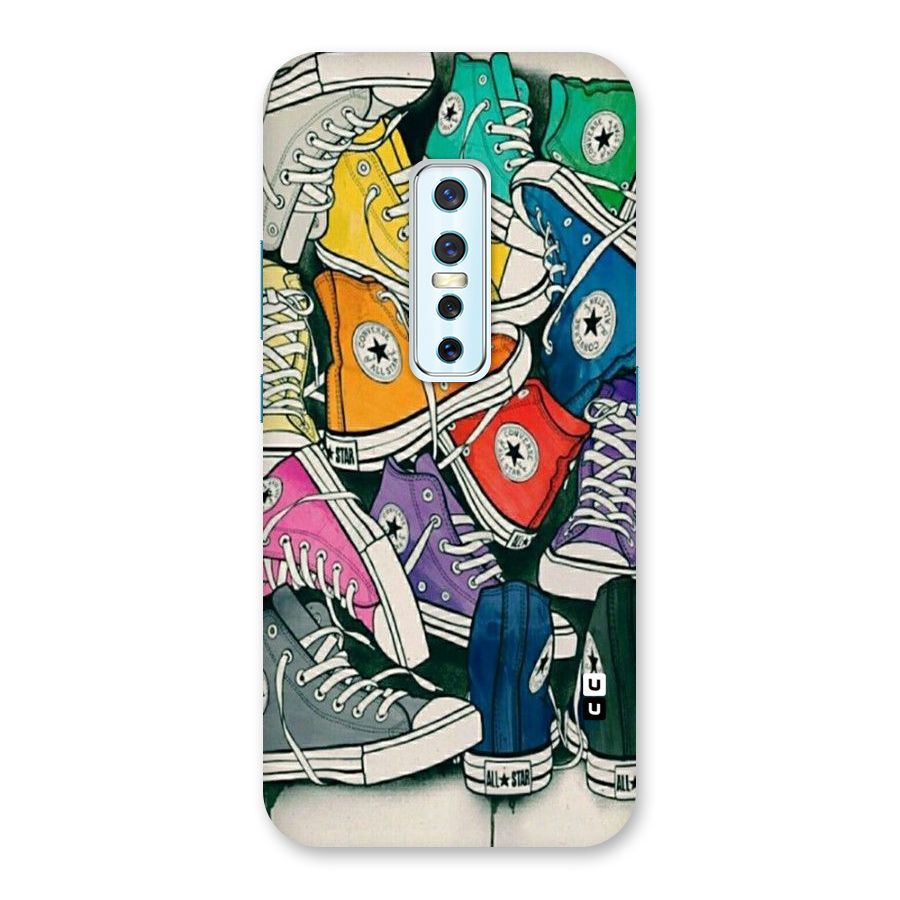 Colorful Shoes Back Case for Vivo V17 Pro