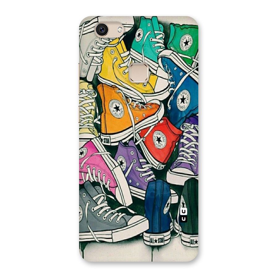 Colorful Shoes Back Case for Vivo V7