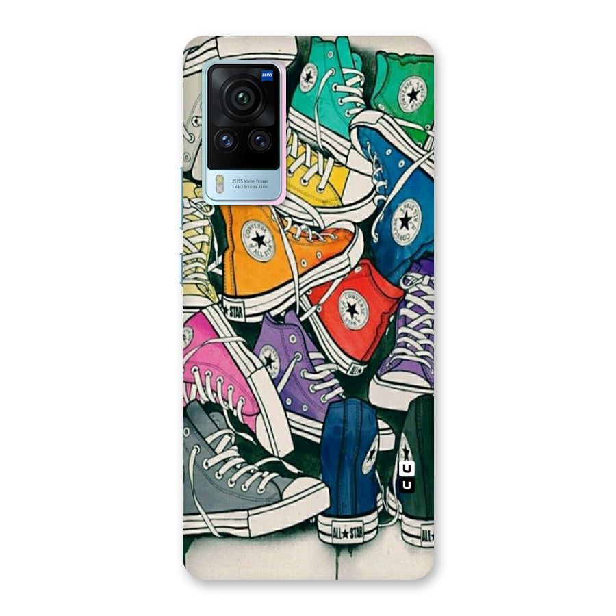 Colorful Shoes Back Case for Vivo X60 Pro
