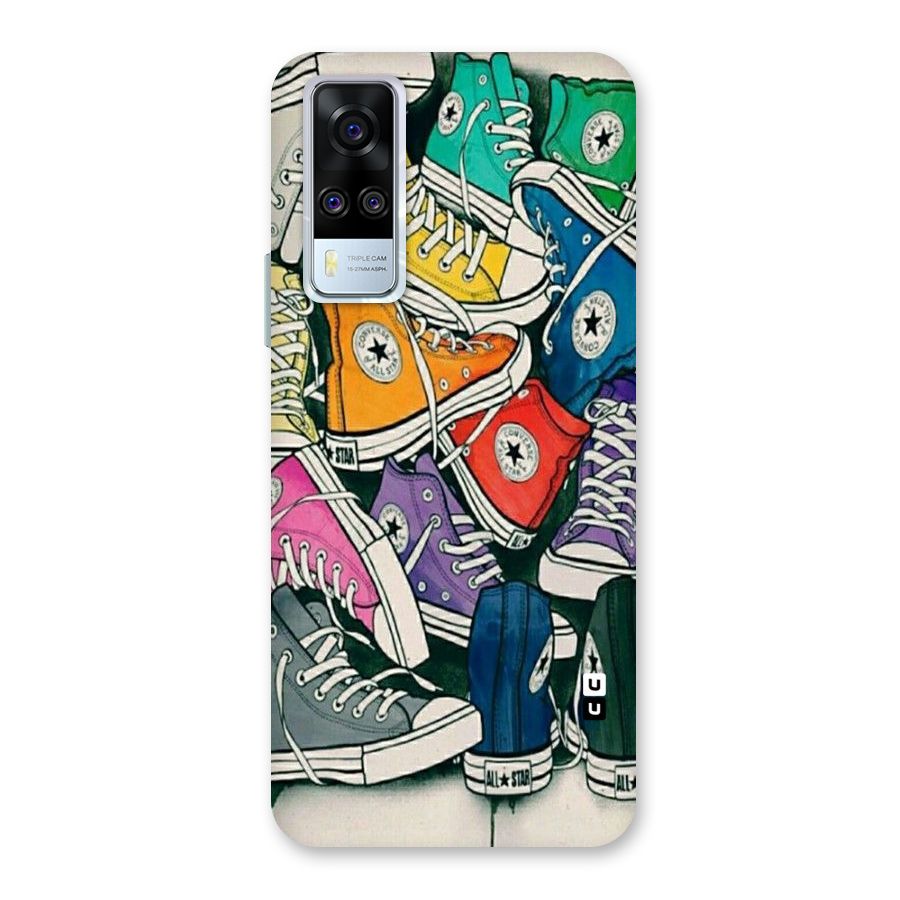 Colorful Shoes Back Case for Vivo Y31