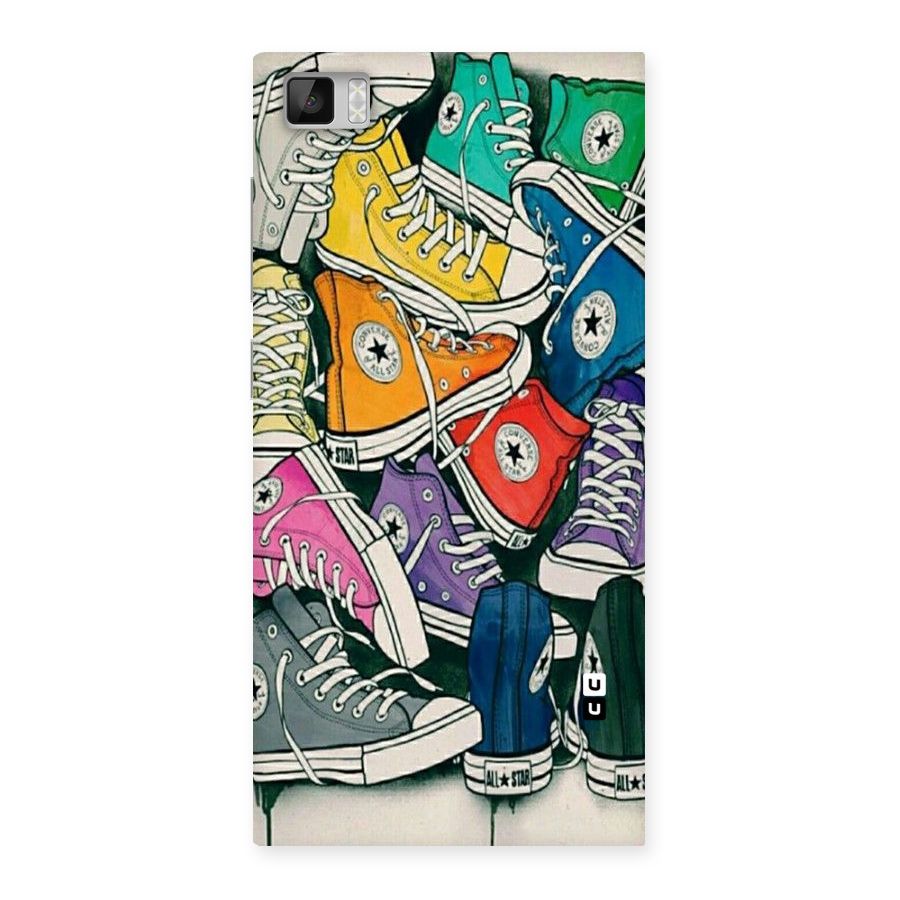 Colorful Shoes Back Case for Xiaomi Mi3