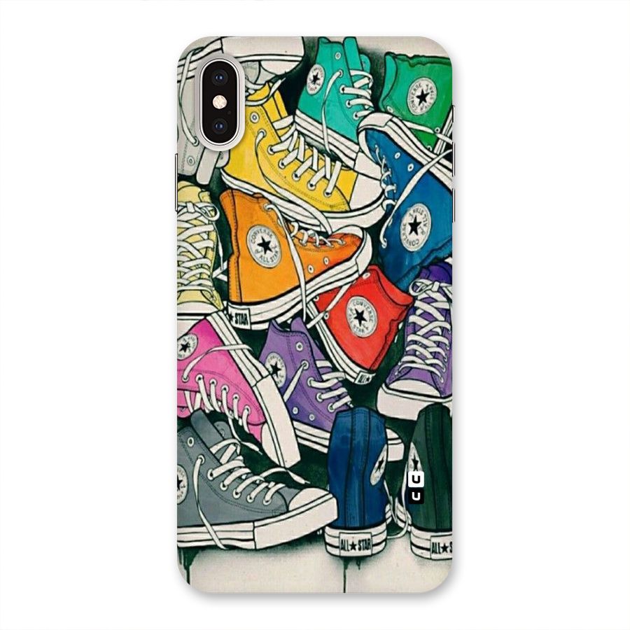Colorful Shoes Back Case for iPhone XS Max