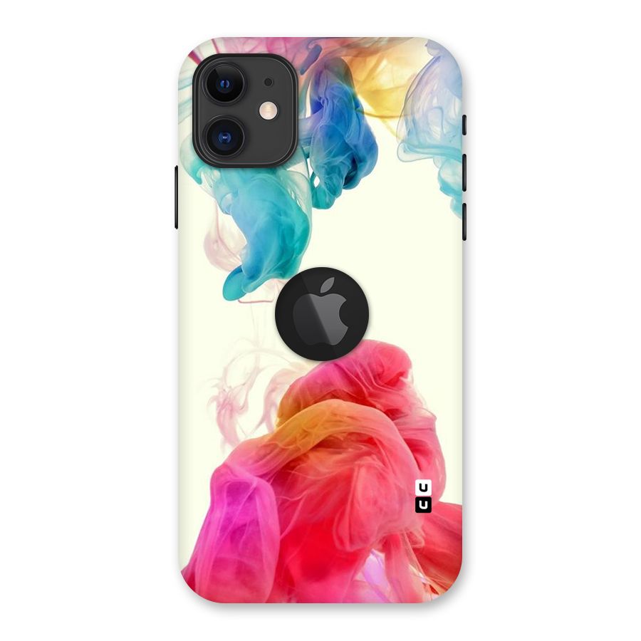 Colorful Splash Back Case for iPhone 11 Logo Cut