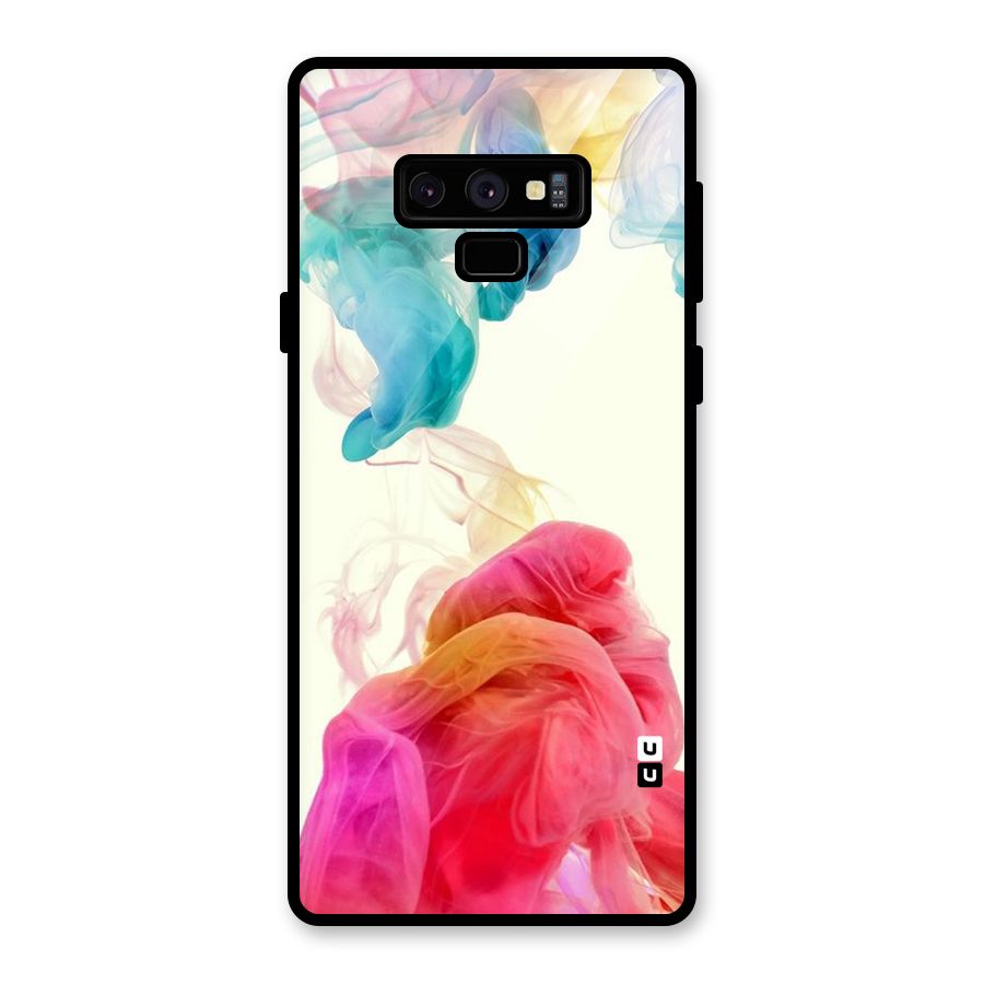 Colorful Splash Glass Back Case for Galaxy Note 9