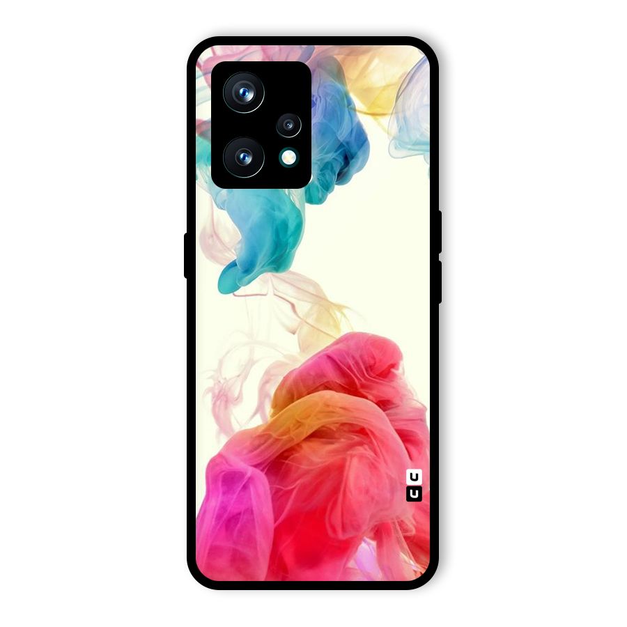 Colorful Splash Glass Back Case for Realme 9 Pro Plus 5G
