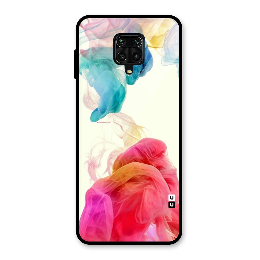 Colorful Splash Glass Back Case for Redmi Note 10 Lite