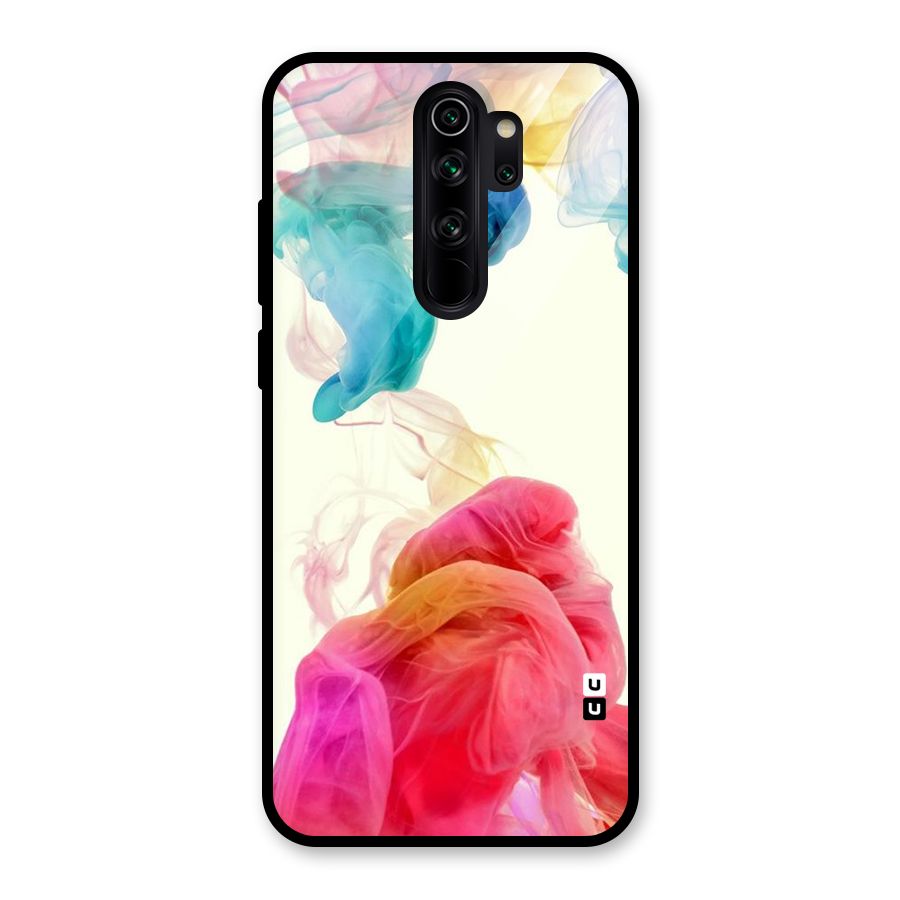 Colorful Splash Glass Back Case for Redmi Note 8 Pro