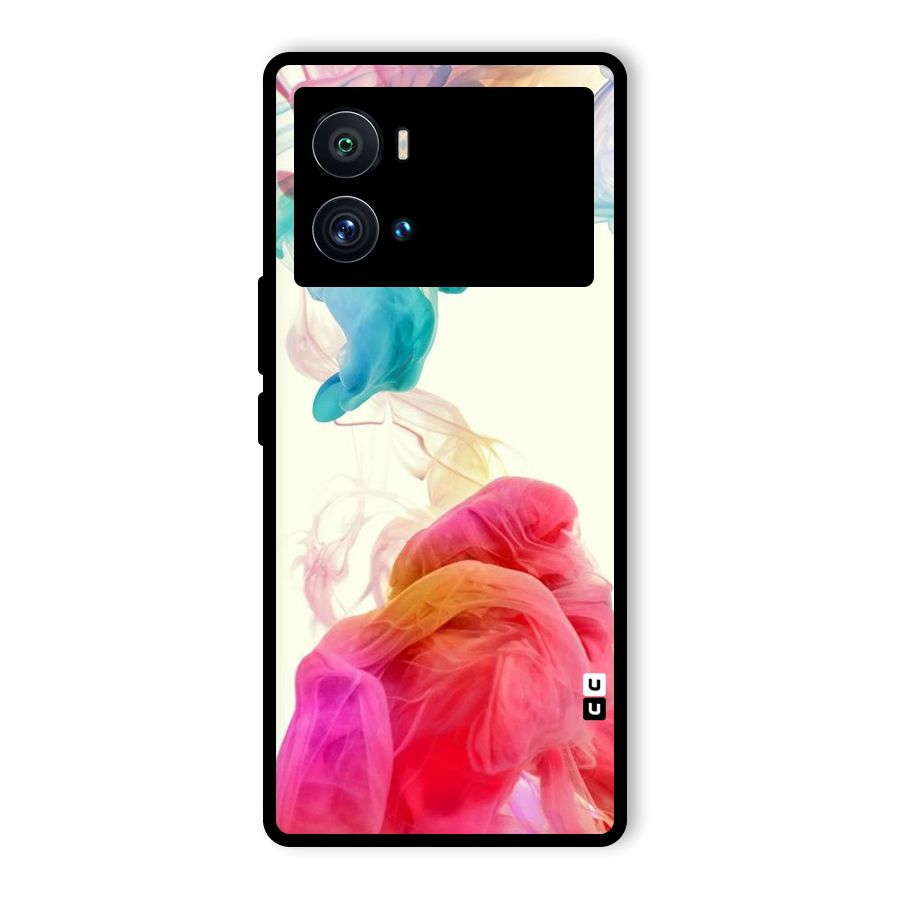 Colorful Splash Glass Back Case for Vivo iQOO 9 Pro
