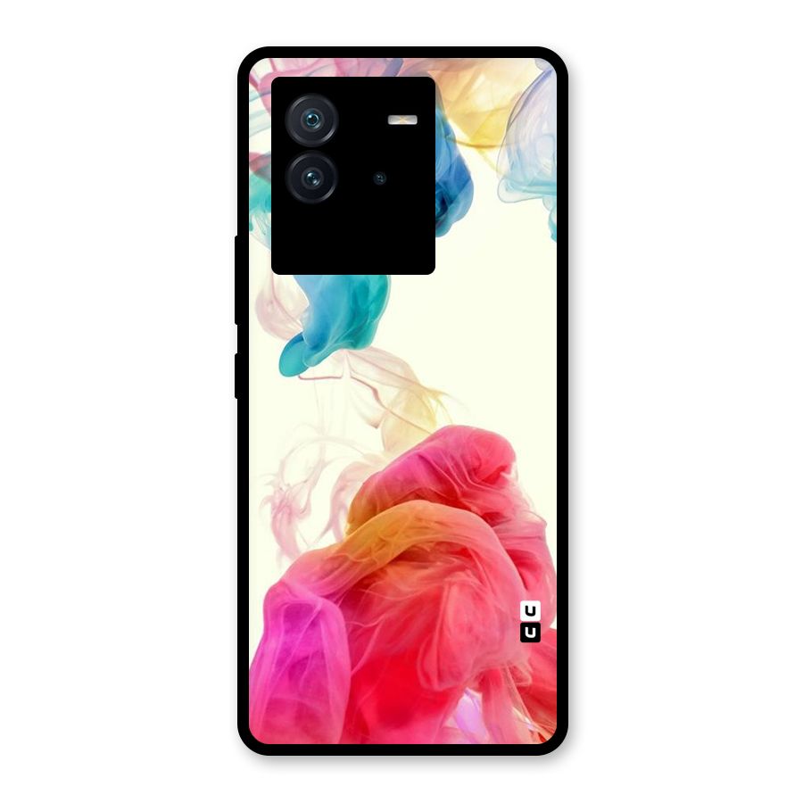 Colorful Splash Glass Back Case for Vivo iQOO Neo 6 5G