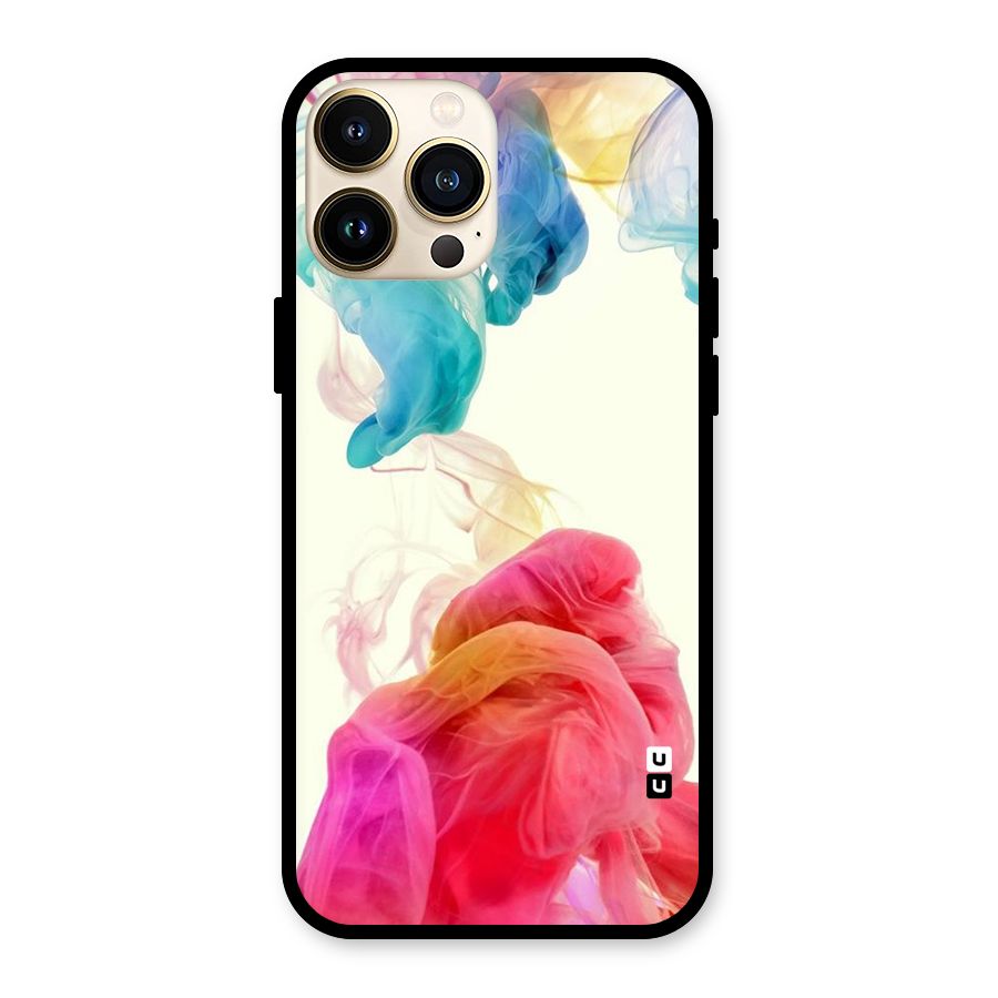 Colorful Splash Glass Back Case for iPhone 13 Pro Max
