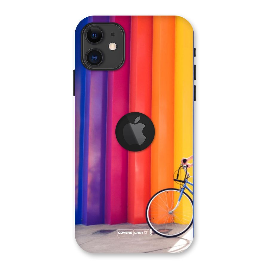 Colorful Walls Back Case for iPhone 11 Logo Cut