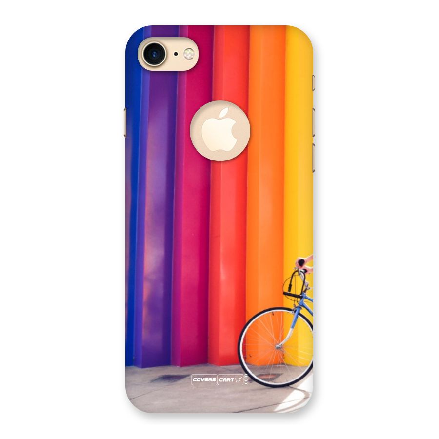 Colorful Walls Back Case for iPhone 7 Logo Cut