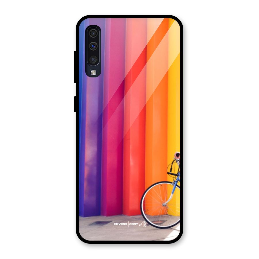 Colorful Walls Glass Back Case for Galaxy A50s