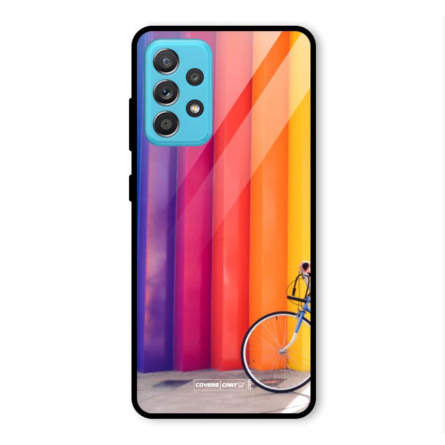 Colorful Walls Glass Back Case for Galaxy A52s 5G