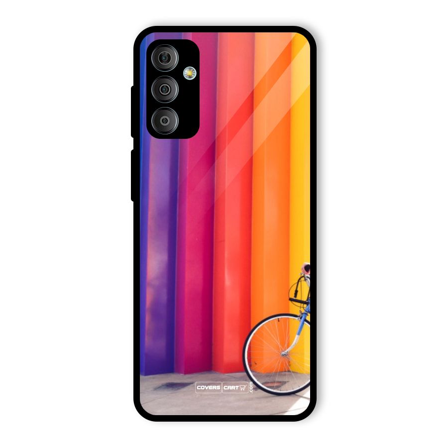 Colorful Walls Glass Back Case for Galaxy F23
