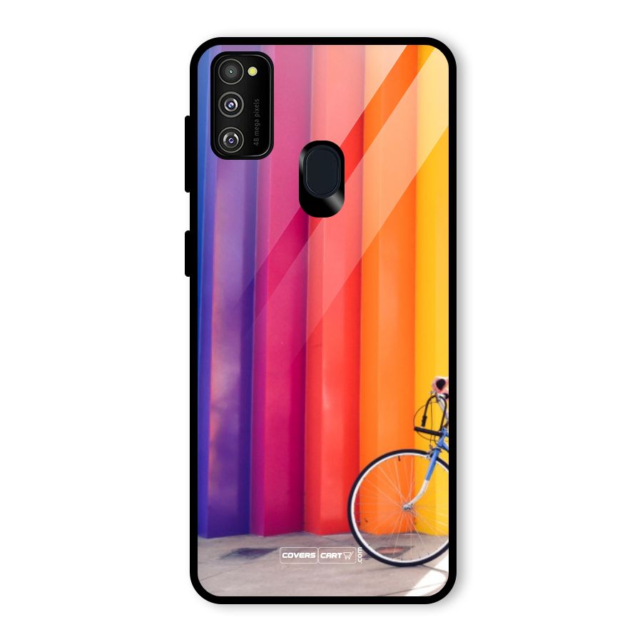 Colorful Walls Glass Back Case for Galaxy M30s