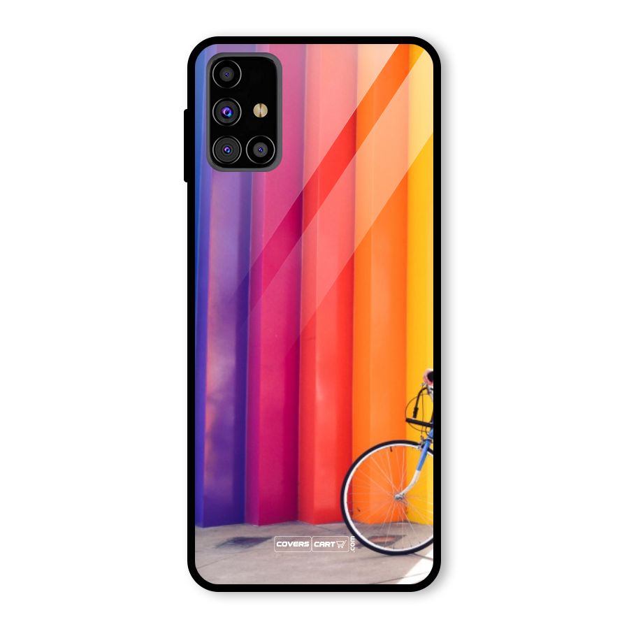Colorful Walls Glass Back Case for Galaxy M31s
