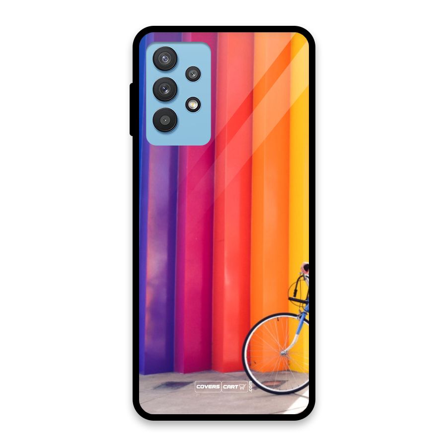 Colorful Walls Glass Back Case for Galaxy M32 5G
