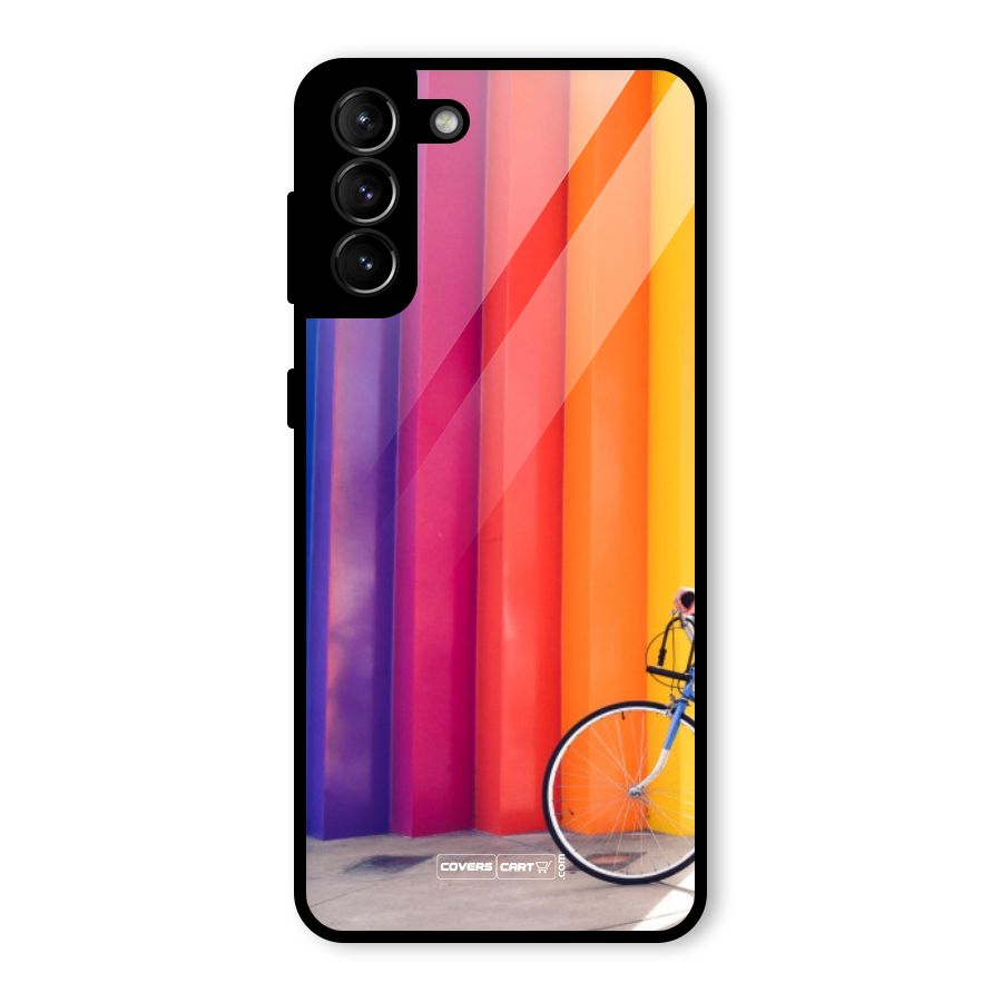 Colorful Walls Glass Back Case for Galaxy S21 Plus