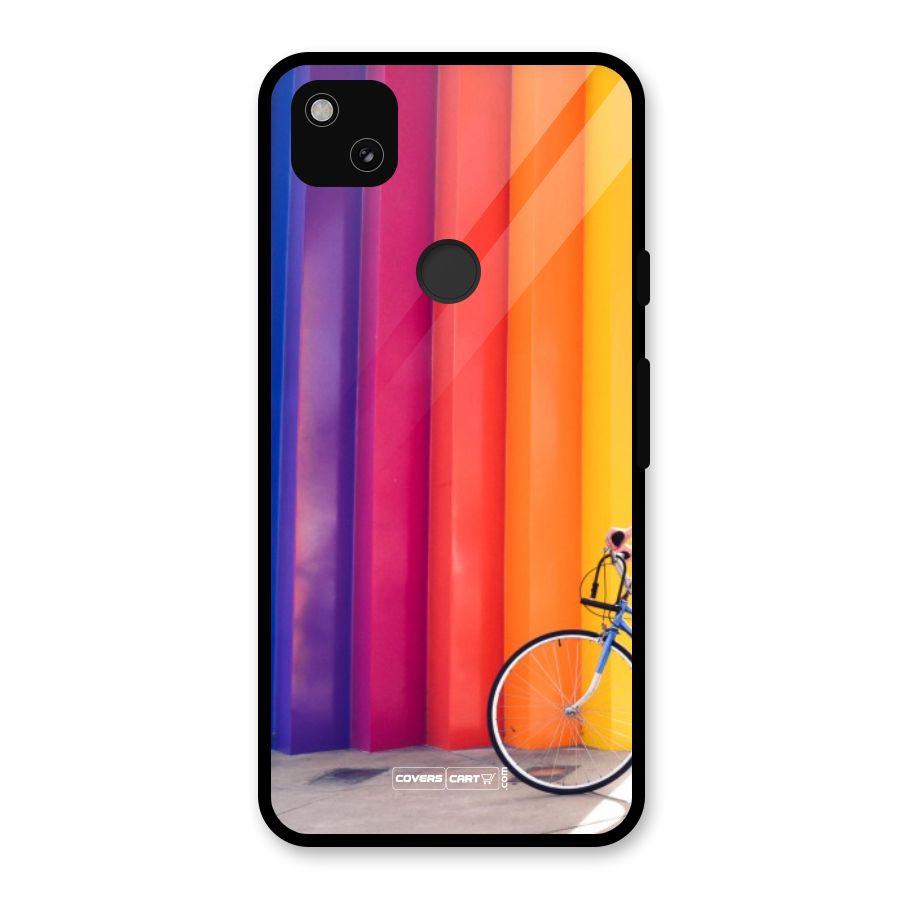 Colorful Walls Glass Back Case for Google Pixel 4a