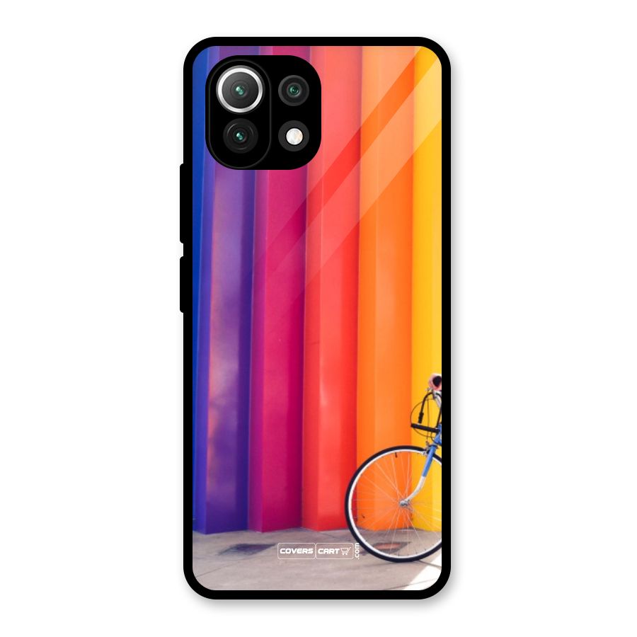 Colorful Walls Glass Back Case for Mi 11 Lite
