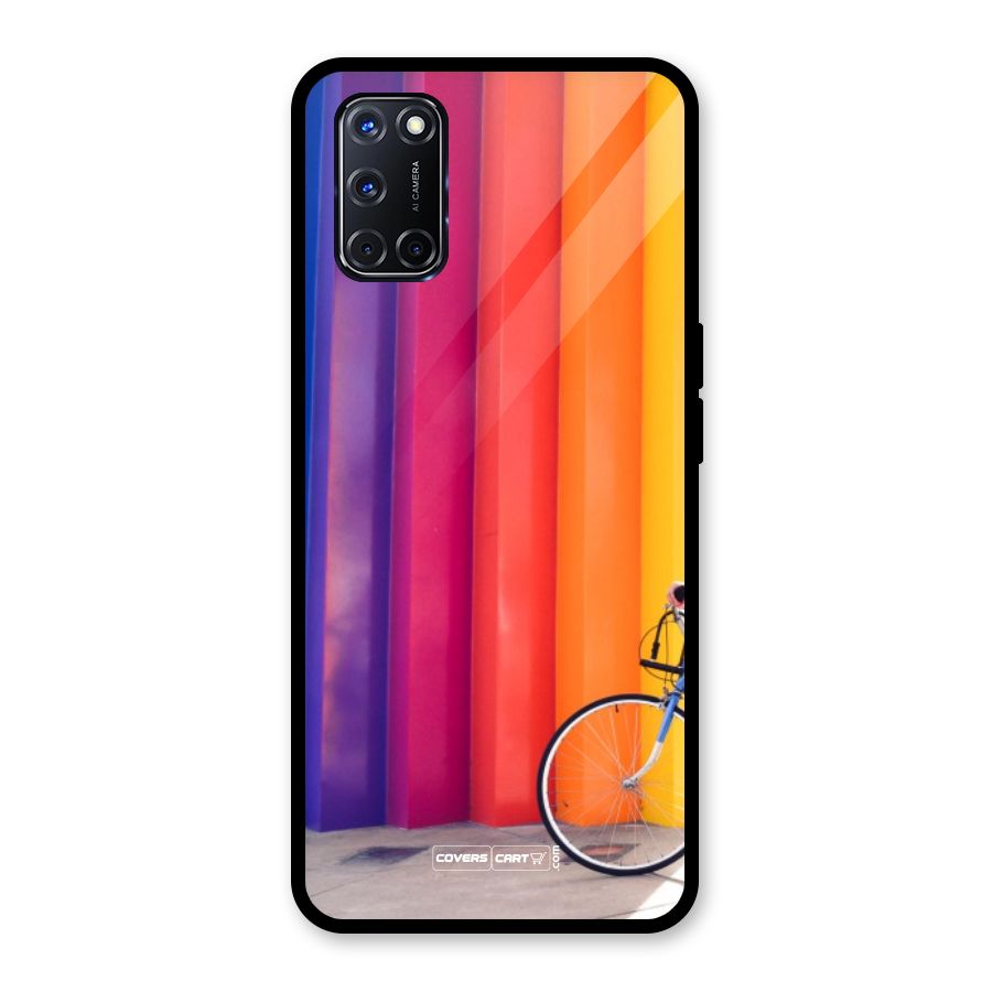 Colorful Walls Glass Back Case for Oppo A52