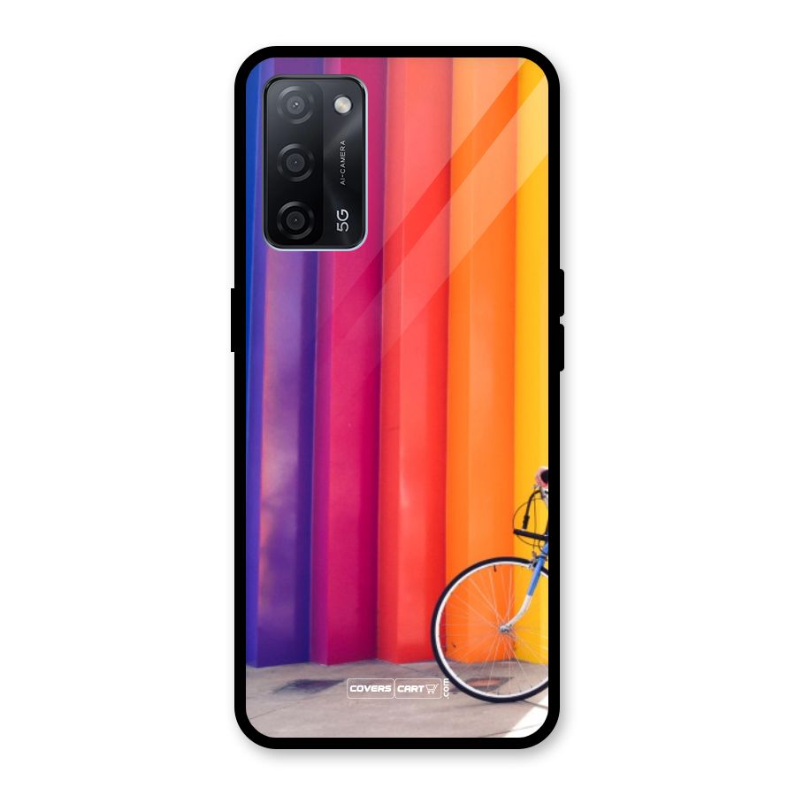 Colorful Walls Glass Back Case for Oppo A53s 5G