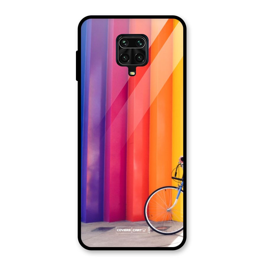 Colorful Walls Glass Back Case for Poco M2 Pro