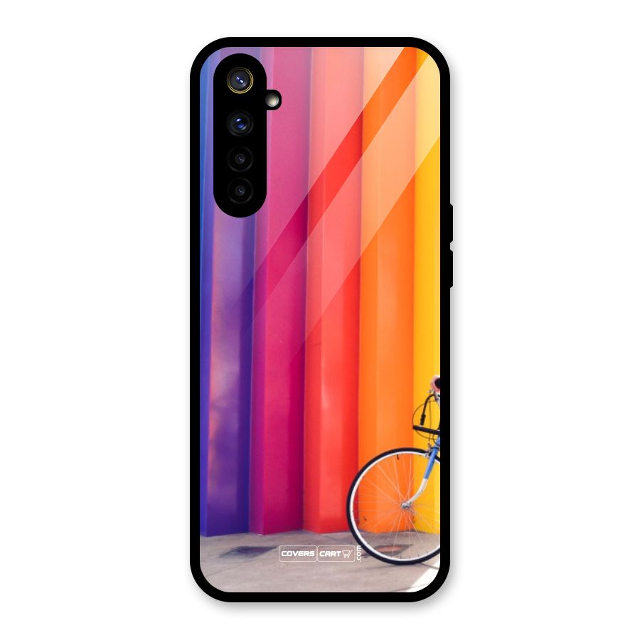 Colorful Walls Glass Back Case for Realme 6