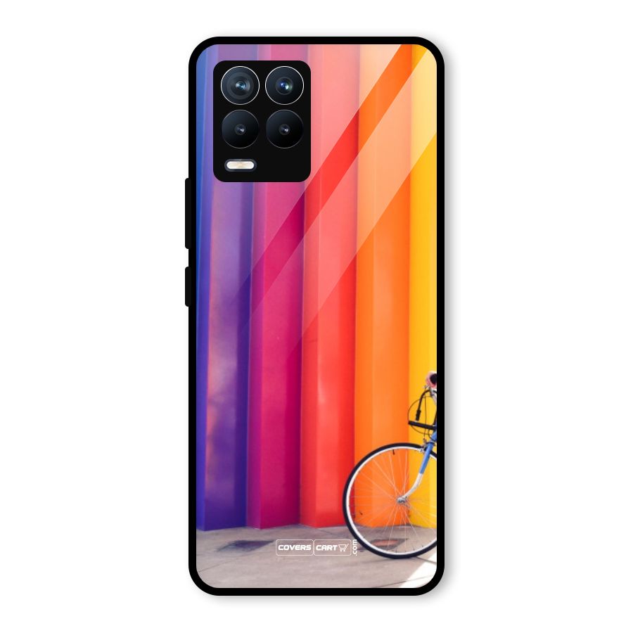 Colorful Walls Glass Back Case for Realme 8 Pro