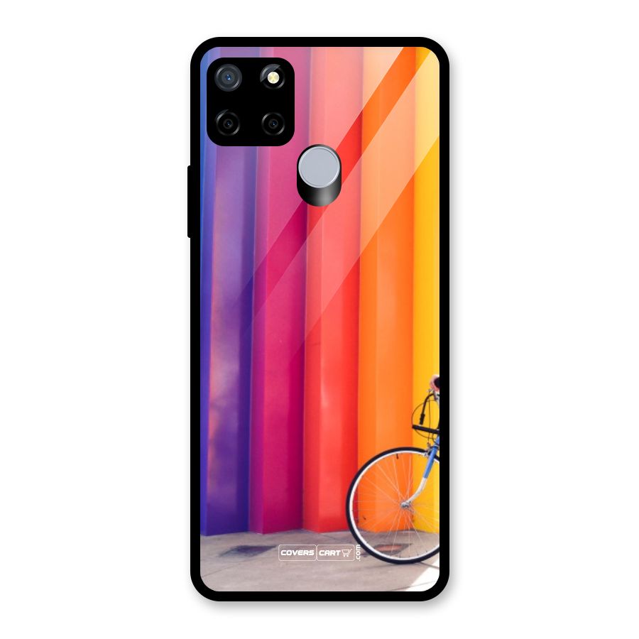 Colorful Walls Glass Back Case for Realme Narzo 20