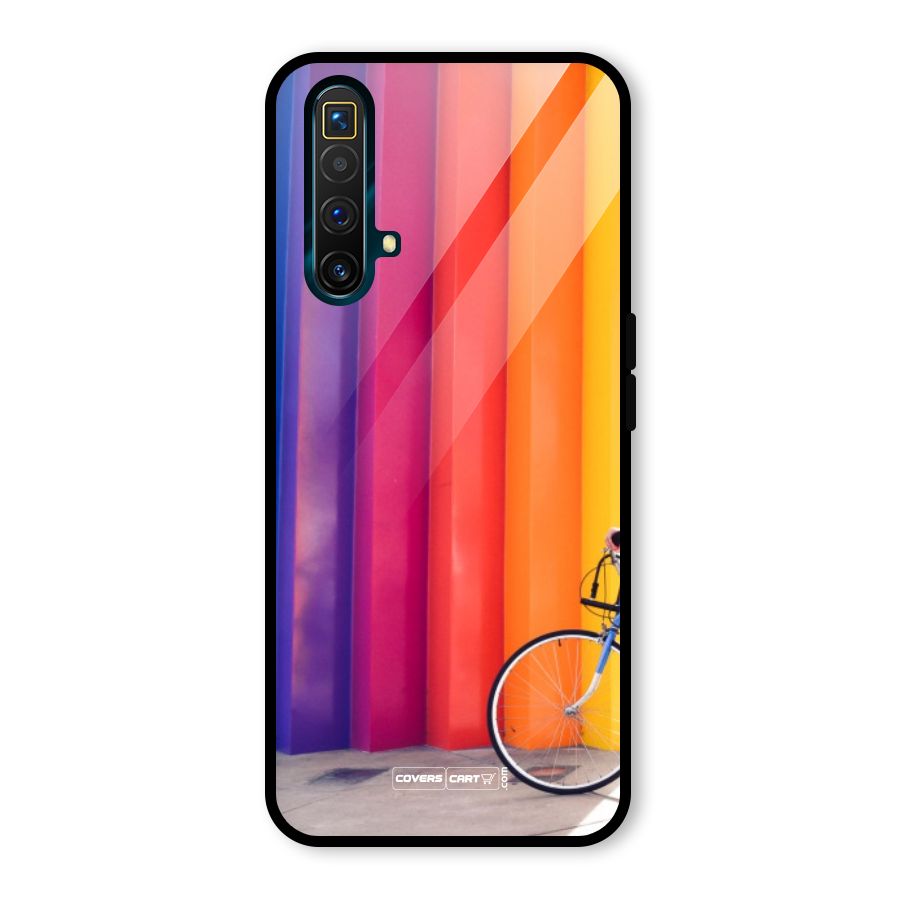 Colorful Walls Glass Back Case for Realme X3 SuperZoom
