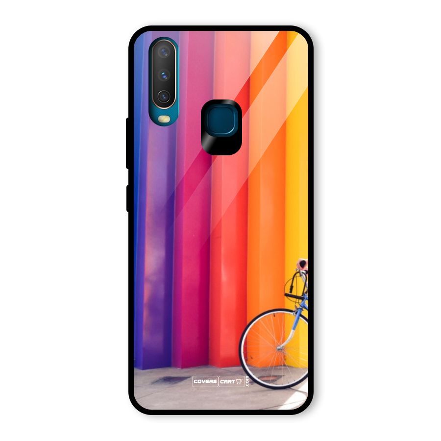 Colorful Walls Glass Back Case for Vivo U10