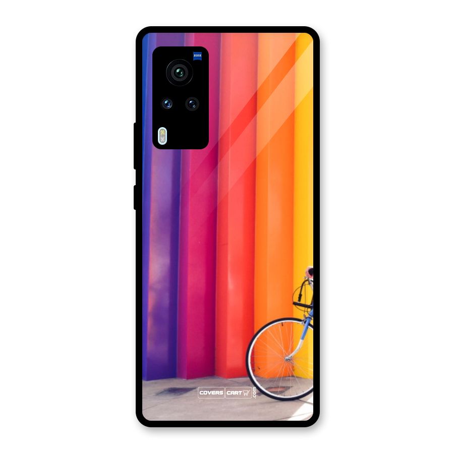 Colorful Walls Glass Back Case for Vivo X60 Pro