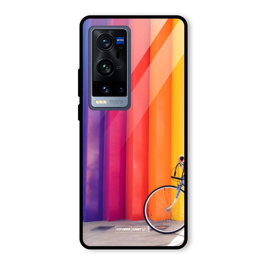 Colorful Walls Glass Back Case for Vivo X60 Pro Plus