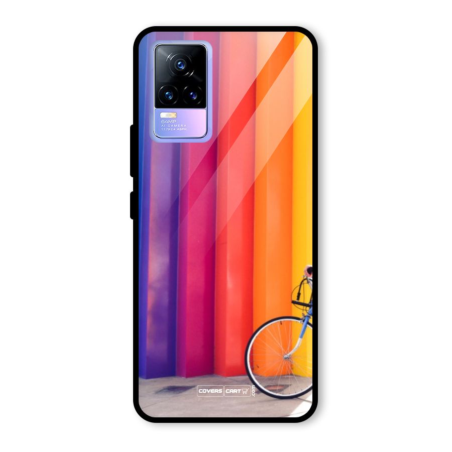 Colorful Walls Glass Back Case for Vivo Y73