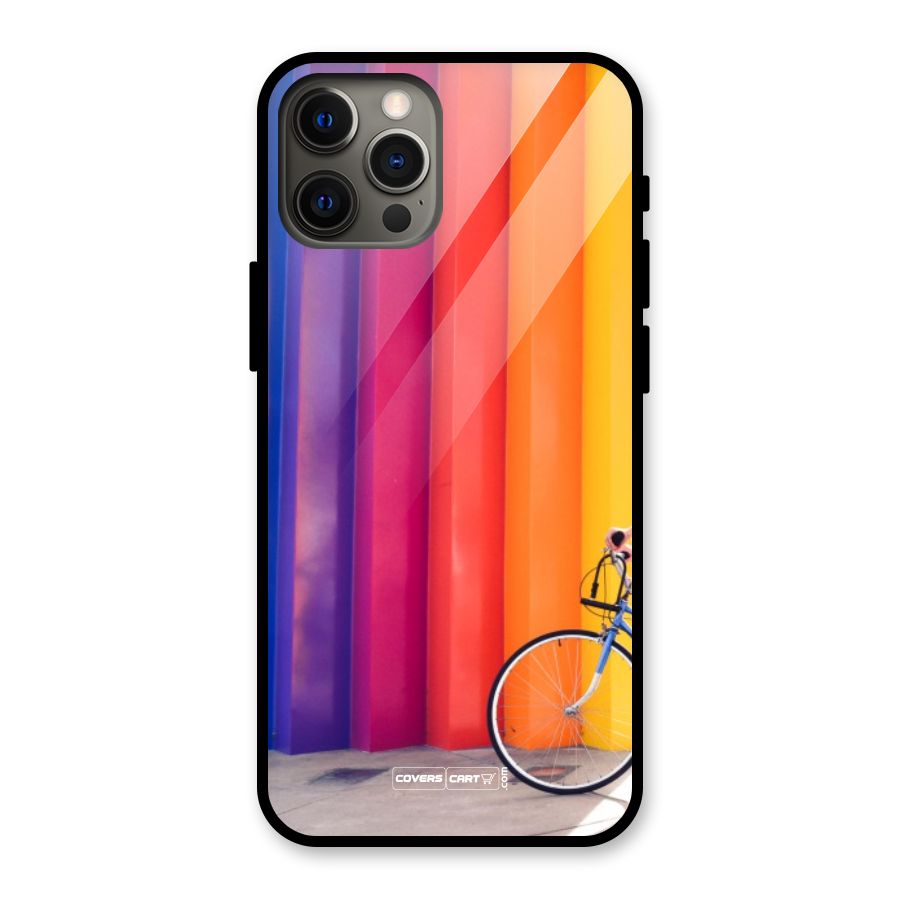 Colorful Walls Glass Back Case for iPhone 12 Pro Max