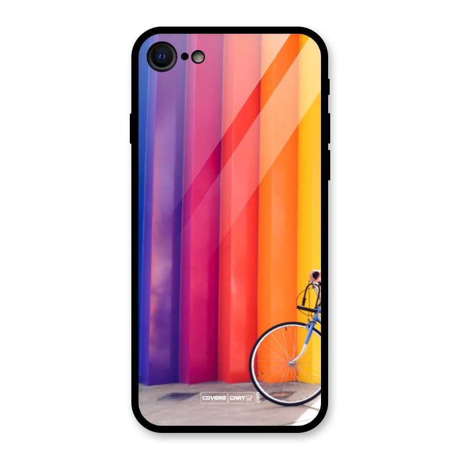 Colorful Walls Glass Back Case for iPhone SE 2022