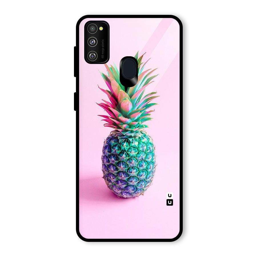 Colorful Watermelon Glass Back Case for Galaxy M21