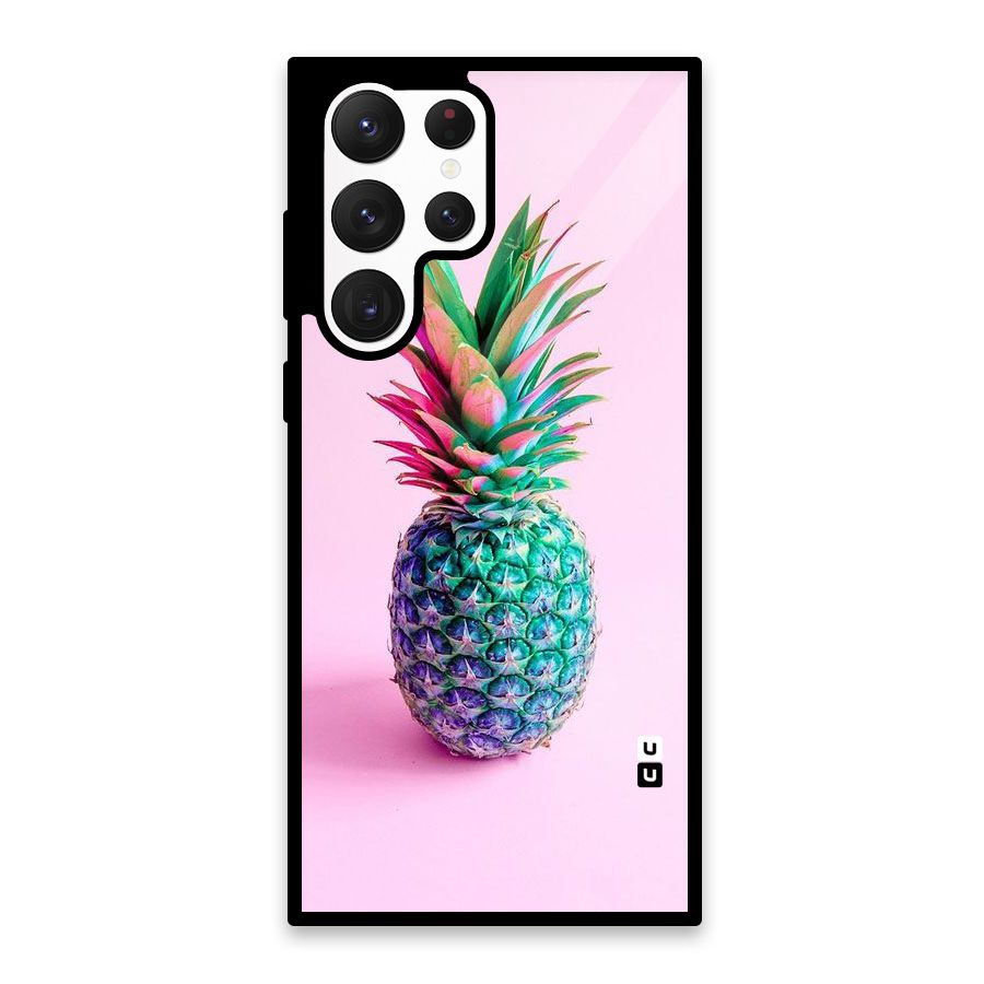 Colorful Watermelon Glass Back Case for Galaxy S22 Ultra 5G