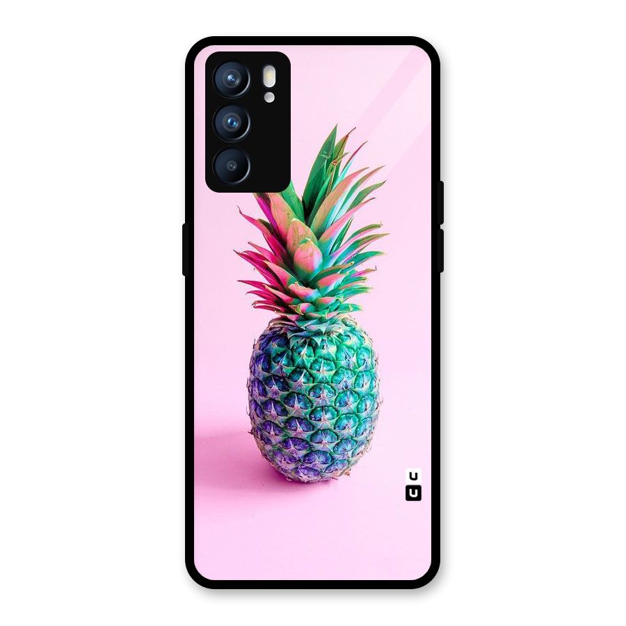 Colorful Watermelon Glass Back Case for Oppo Reno6 5G
