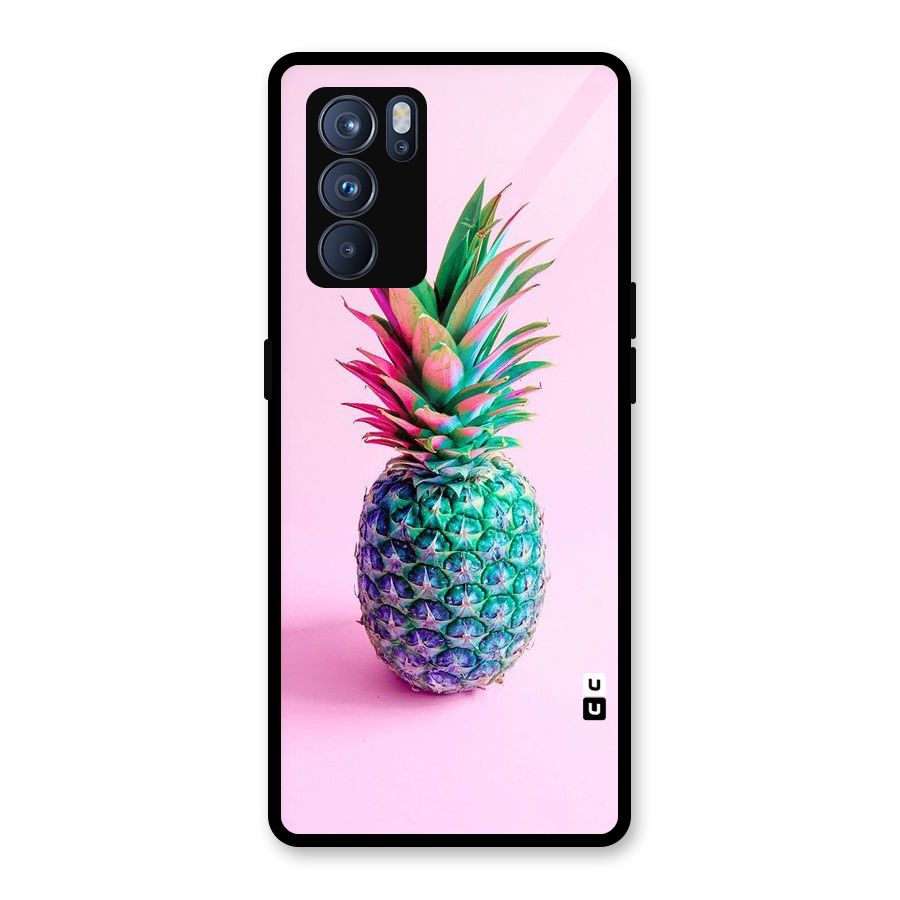 Colorful Watermelon Glass Back Case for Oppo Reno6 Pro 5G