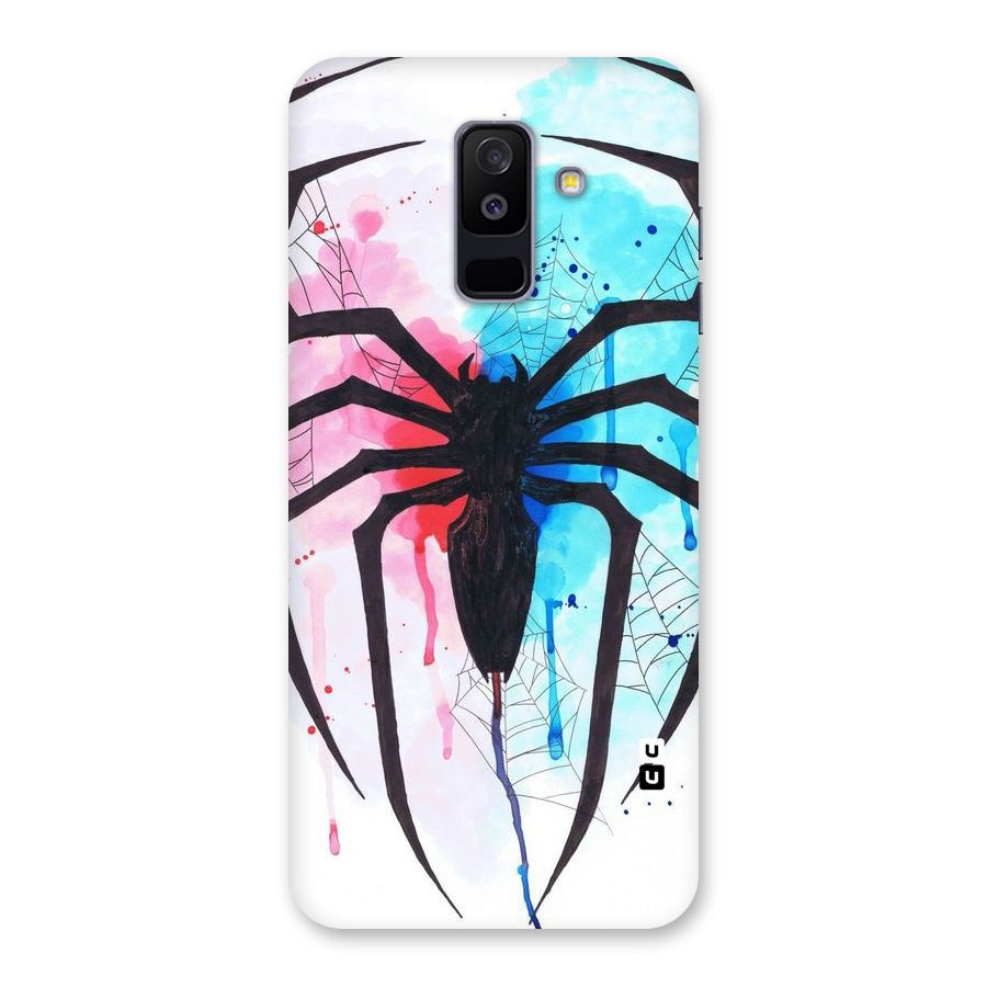 Colorful Web Back Case for Galaxy A6 Plus