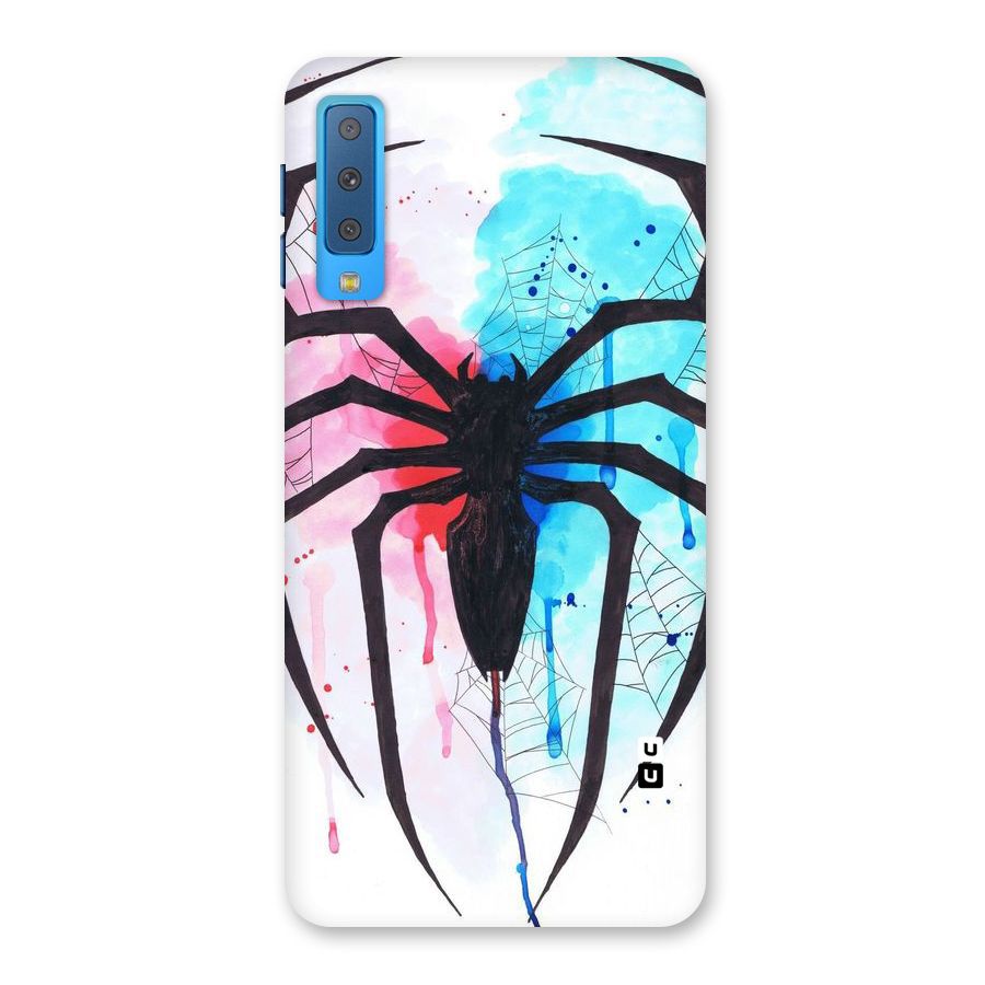 Colorful Web Back Case for Galaxy A7 (2018)