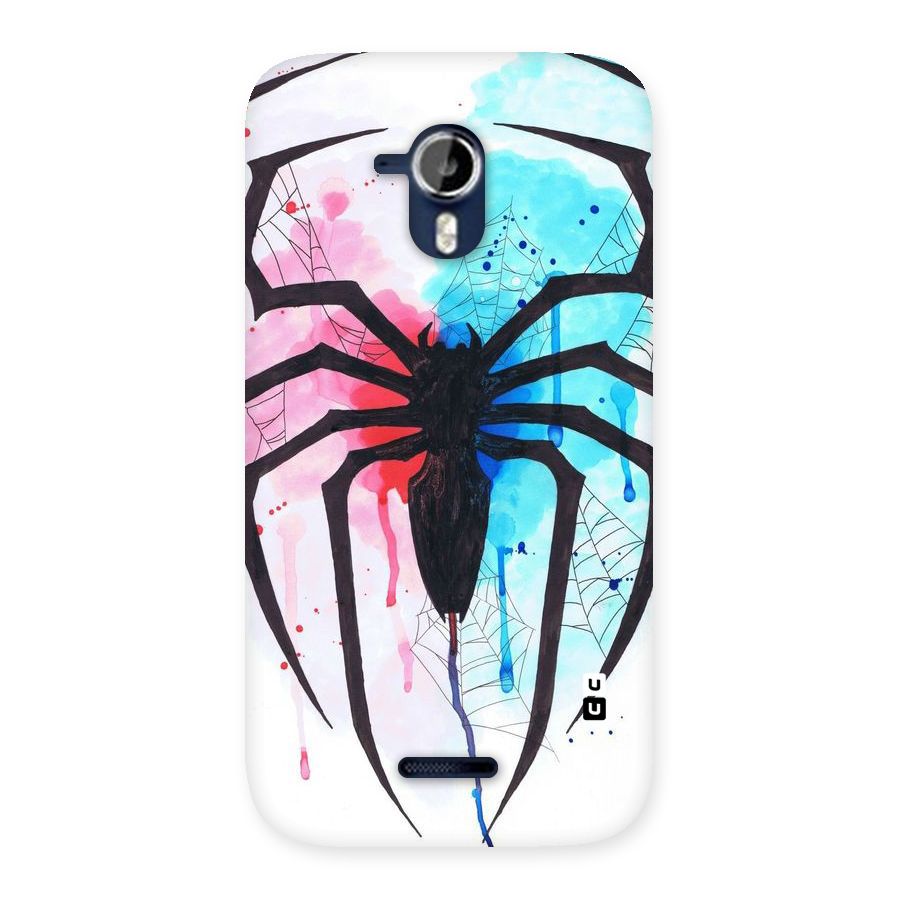 Colorful Web Back Case for Micromax Canvas Magnus A117