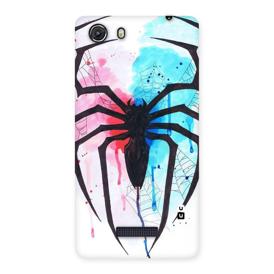 Colorful Web Back Case for Micromax Unite 3