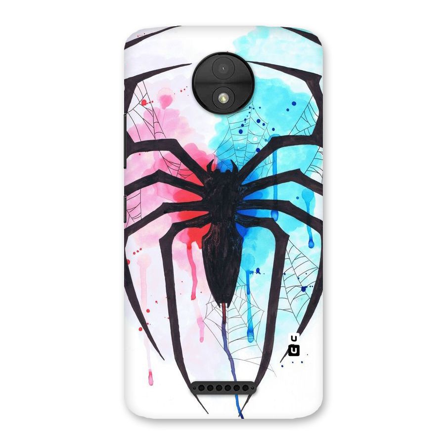 Colorful Web Back Case for Moto C